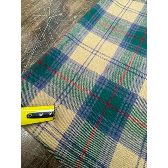 80's Wool Plaid Skirt, J.G. Hook , Vintage, Prairie,Western,Cowgirl,PLZ READ!!!! - Picture 7 of 11
